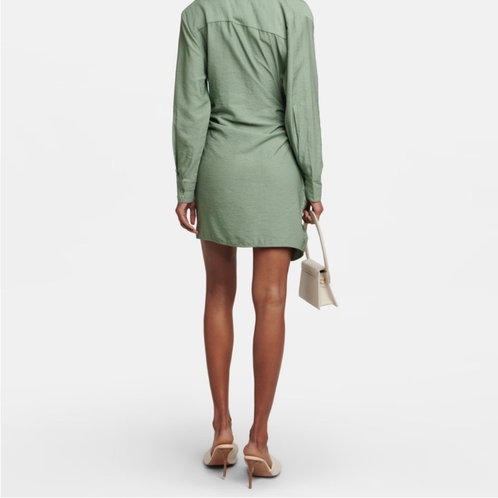 Jacquemus Green Asymmetrical Dress - Picture 2 of 6